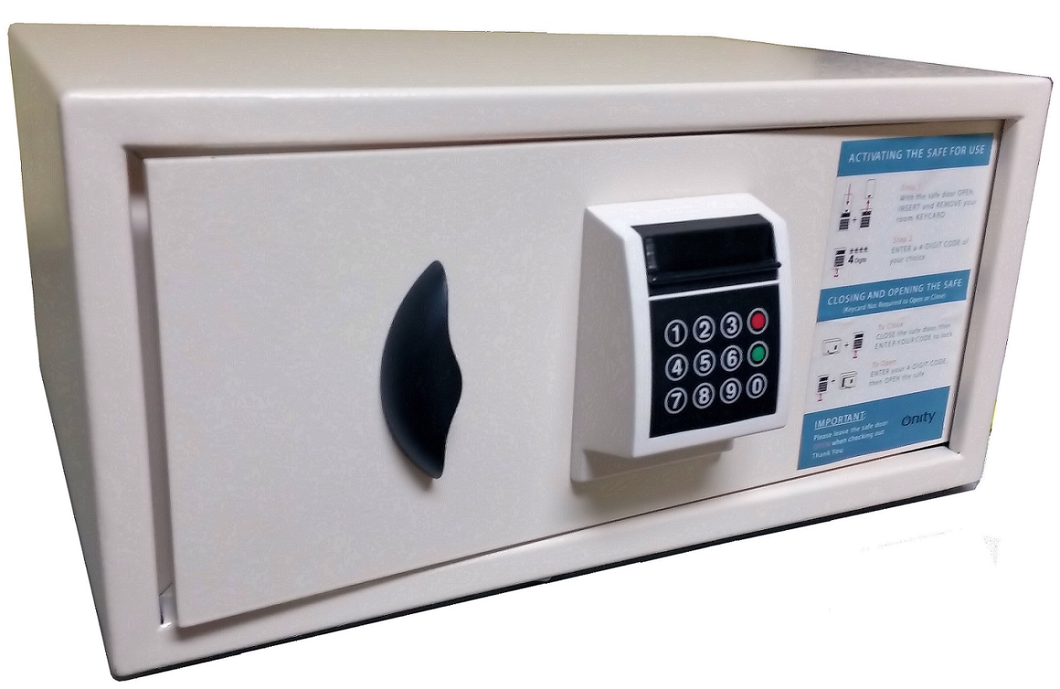 Onity Shelf Safe Used AccuLock, Inc. Since 1991