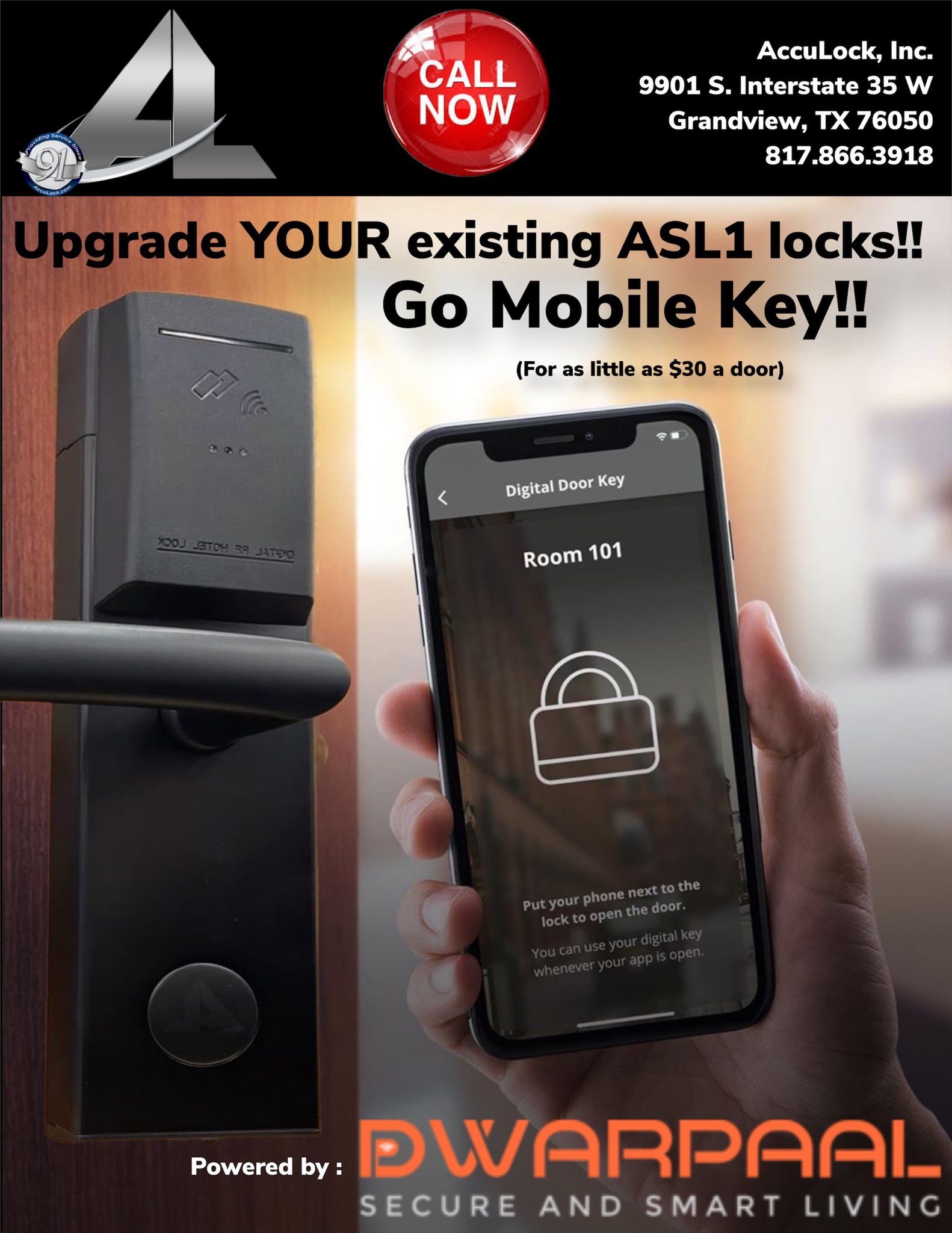 Mobile Key For the AccuLock ALS1 AccuLock, Inc.